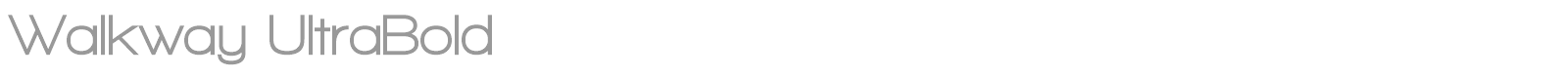Walkway font preview
